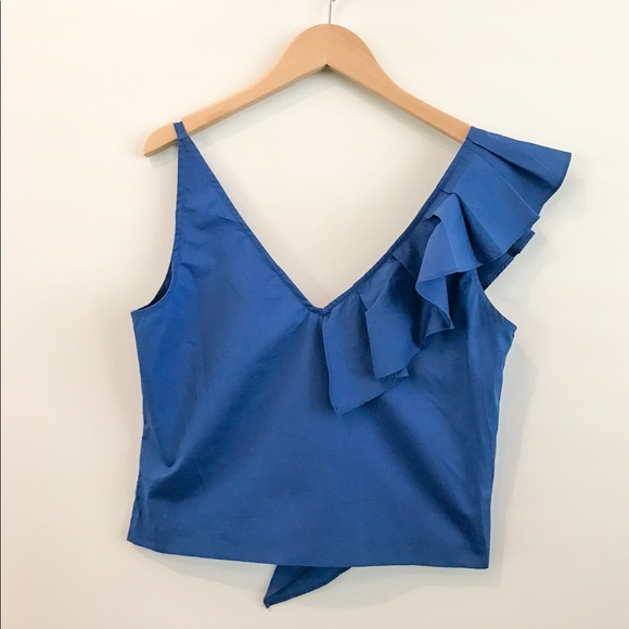 One Shoulder Ruffle Top - Picture 4 of 4